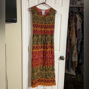 VTG R&K Originals Maxi Dress Womens Size 10